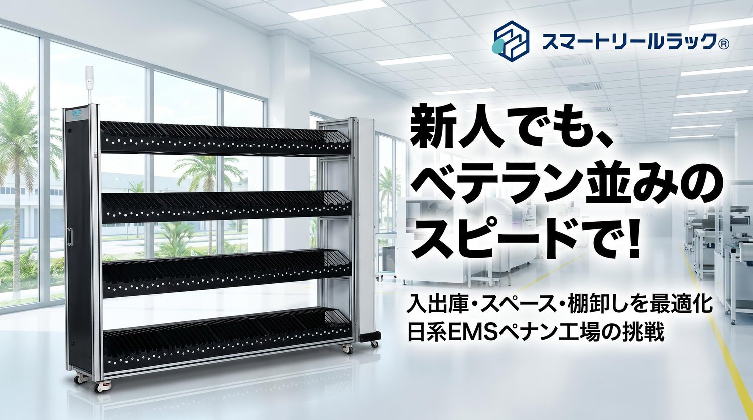 スマートリールラック 日系EMSペナン工場 導入事例 kv スマートリールラック 日系EMSペナン工場 導入事例 kv